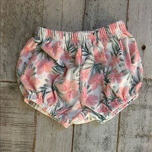 Chick Pea Pink Floral Baby Shorts
